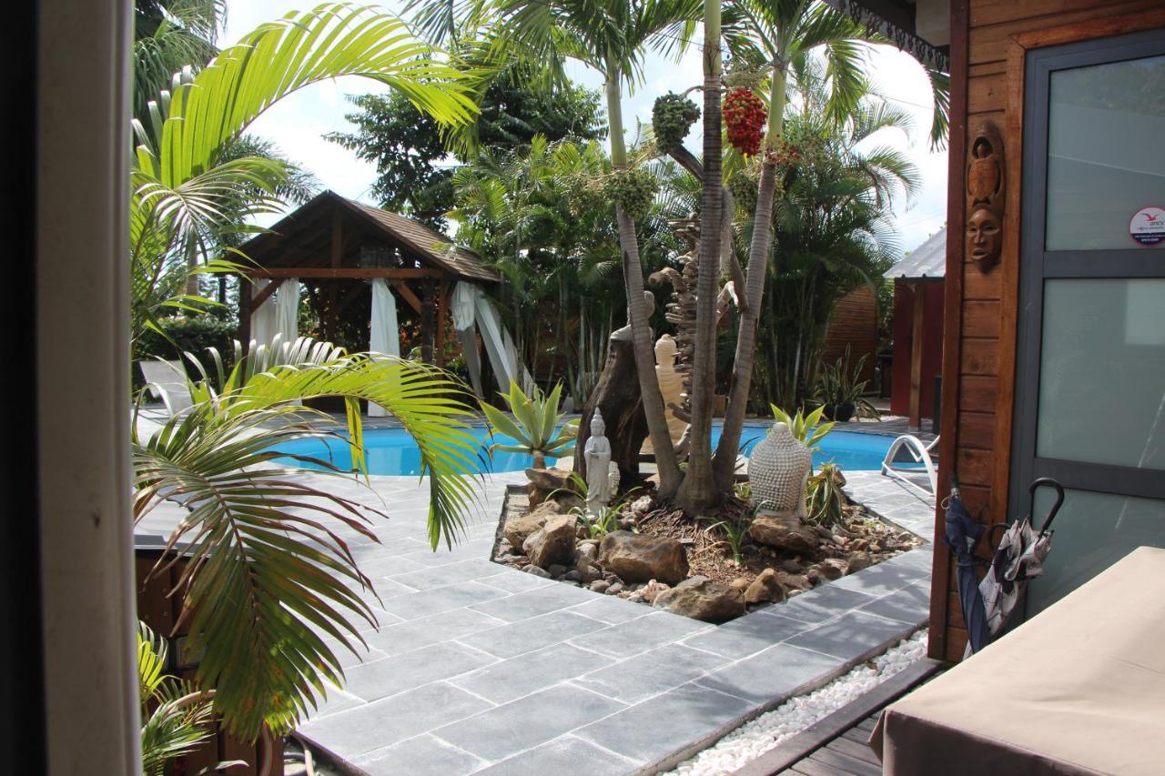 La Liane De Jade 974-Lodge Le Palissandre - Jacuzzi Privatif - Piscine Chauffee Le Bois de Nefles  Dış mekan fotoğraf