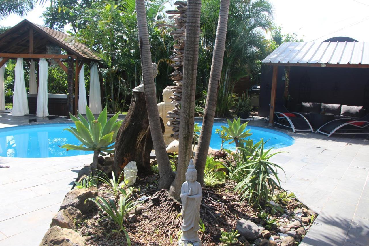 La Liane De Jade 974-Lodge Le Palissandre - Jacuzzi Privatif - Piscine Chauffee Le Bois de Nefles  Dış mekan fotoğraf