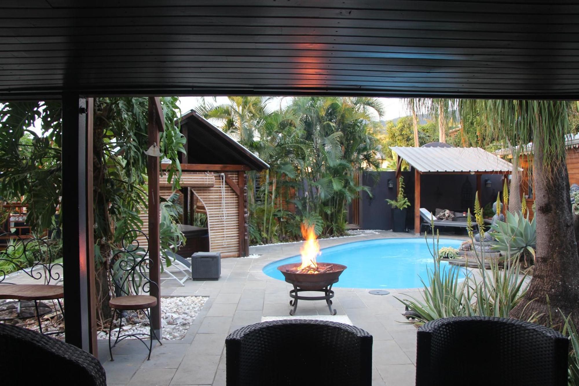 La Liane De Jade 974-Lodge Le Palissandre - Jacuzzi Privatif - Piscine Chauffee Le Bois de Nefles  Dış mekan fotoğraf